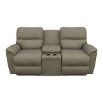 Brooks Power Reclining Loveseat w/ Headrest & Console - U49727