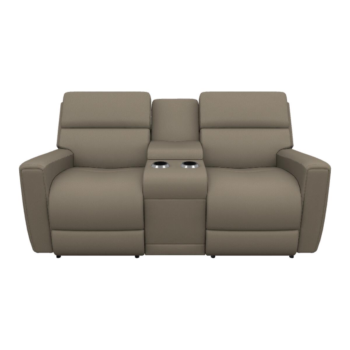Apollo Reclining Loveseat w/ Console - 449757 - Image 2