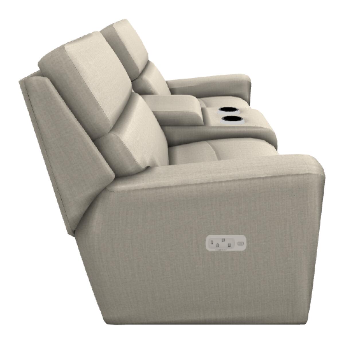 Apollo Power Reclining Loveseat w/ Console Headrest & Lumbar - X49757 - Image 5