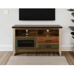 Antique 2 Drawer, 1 Door 52" TV Stand - Image 4