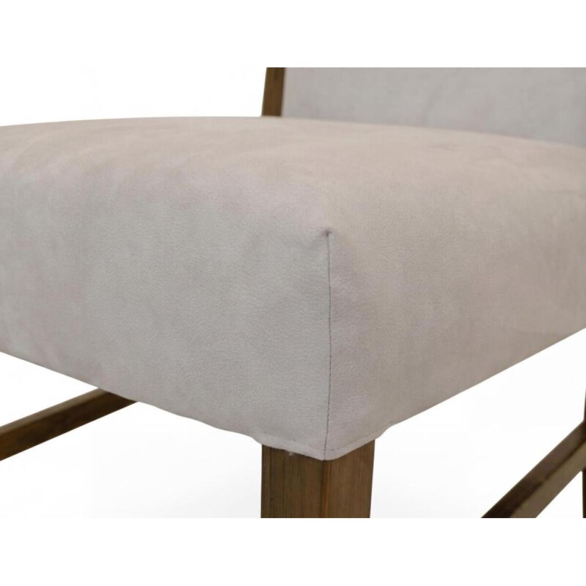 Silver Poly Suede Upholstered Chair IFD6472CHU - Image 7