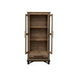 Loft Brown 1 Drawer, 2 Doors Cabinet - Image 4