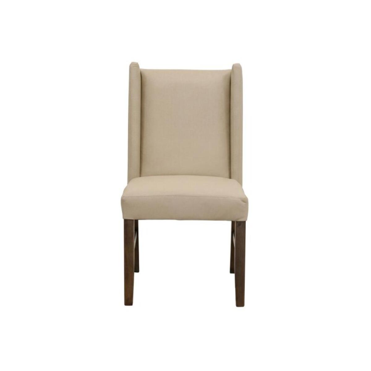 Silver Upholstered Chair (100% Leather) IFD6473CHU - Image 2
