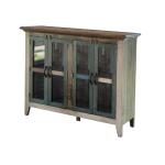 Antique 4 Glass Door 50" Console