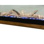 Natural Teca Console 94" Electric Fireplace compatible IFD1171CNF - Image 10