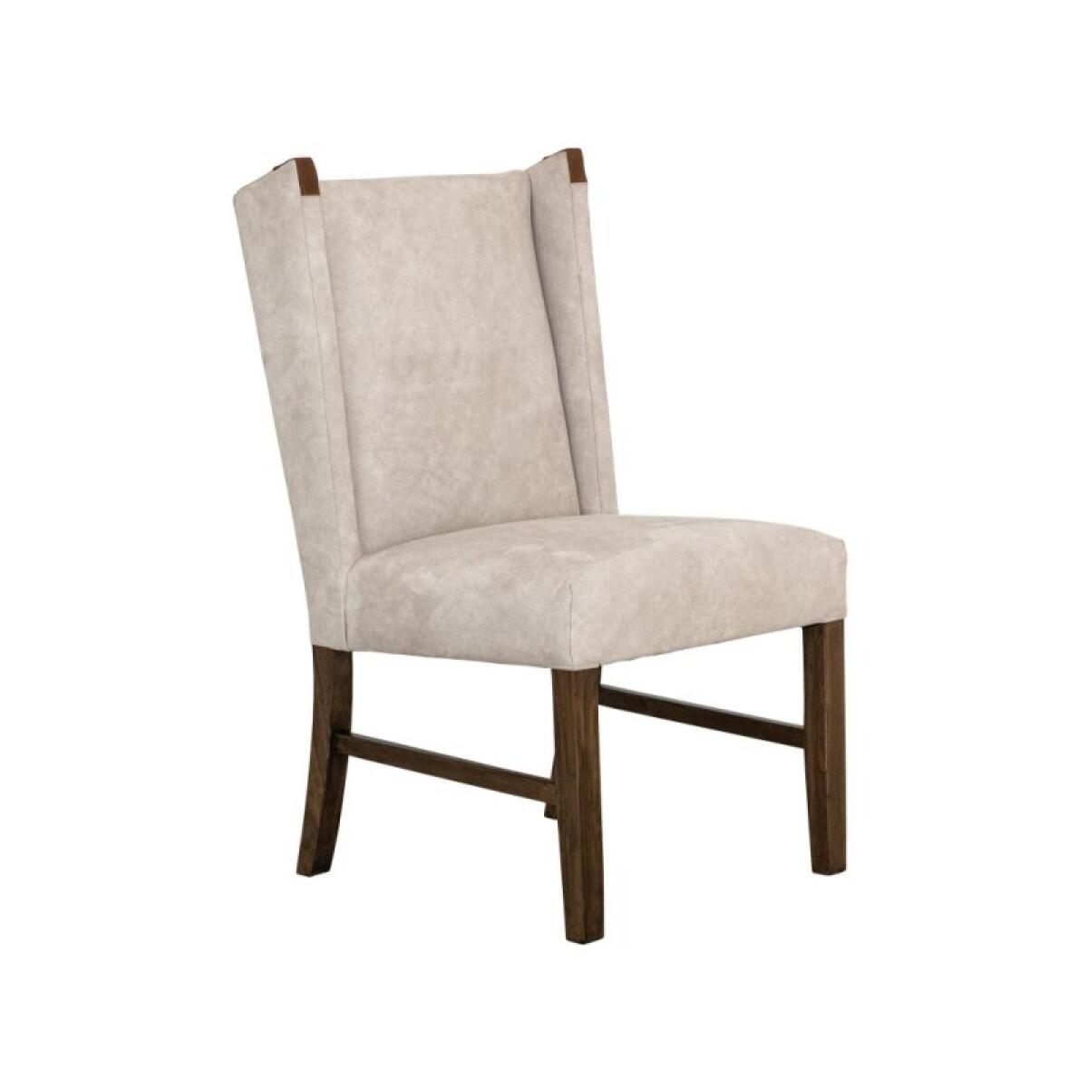 1c79402d1426342de1a07ad974a418b9 Silver SILVER, POLY SUEDE UPHOLSTERED CHAIR - Image 1