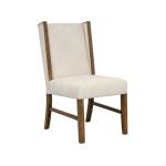 Silver Poly Suede Upholstered Chair IFD6472CHU
