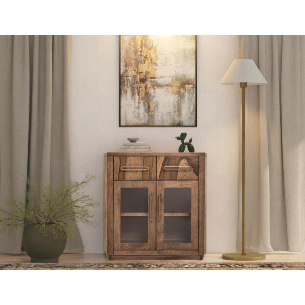Balam 2 Drawer & 2 Glass Door, Server - Image 5