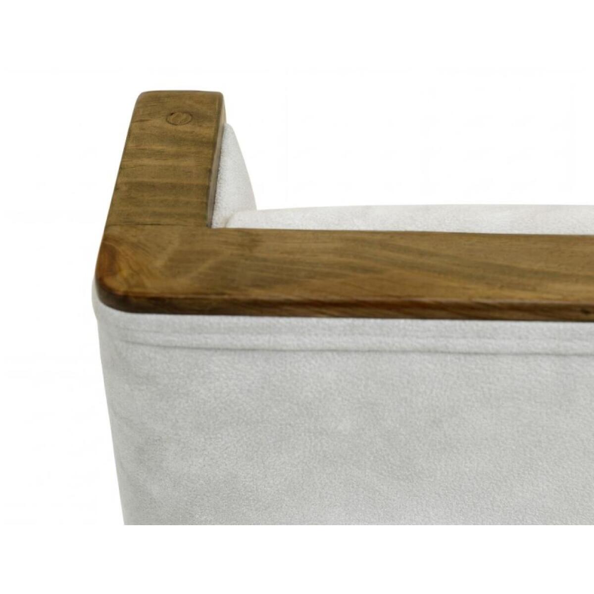 Silver Poly Suede Upholstered Chair IFD6472CHU - Image 6