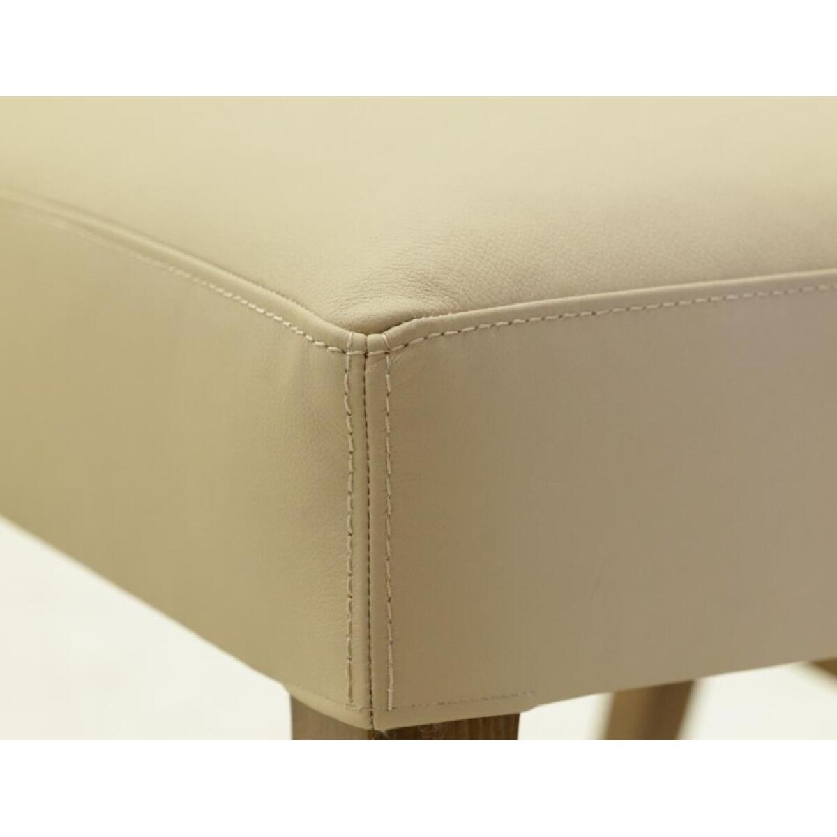 Silver Upholstered Chair (100% Leather) IFD6474CHU - Image 5