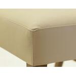 Silver Upholstered Chair (100% Leather) IFD6474CHU - Image 5