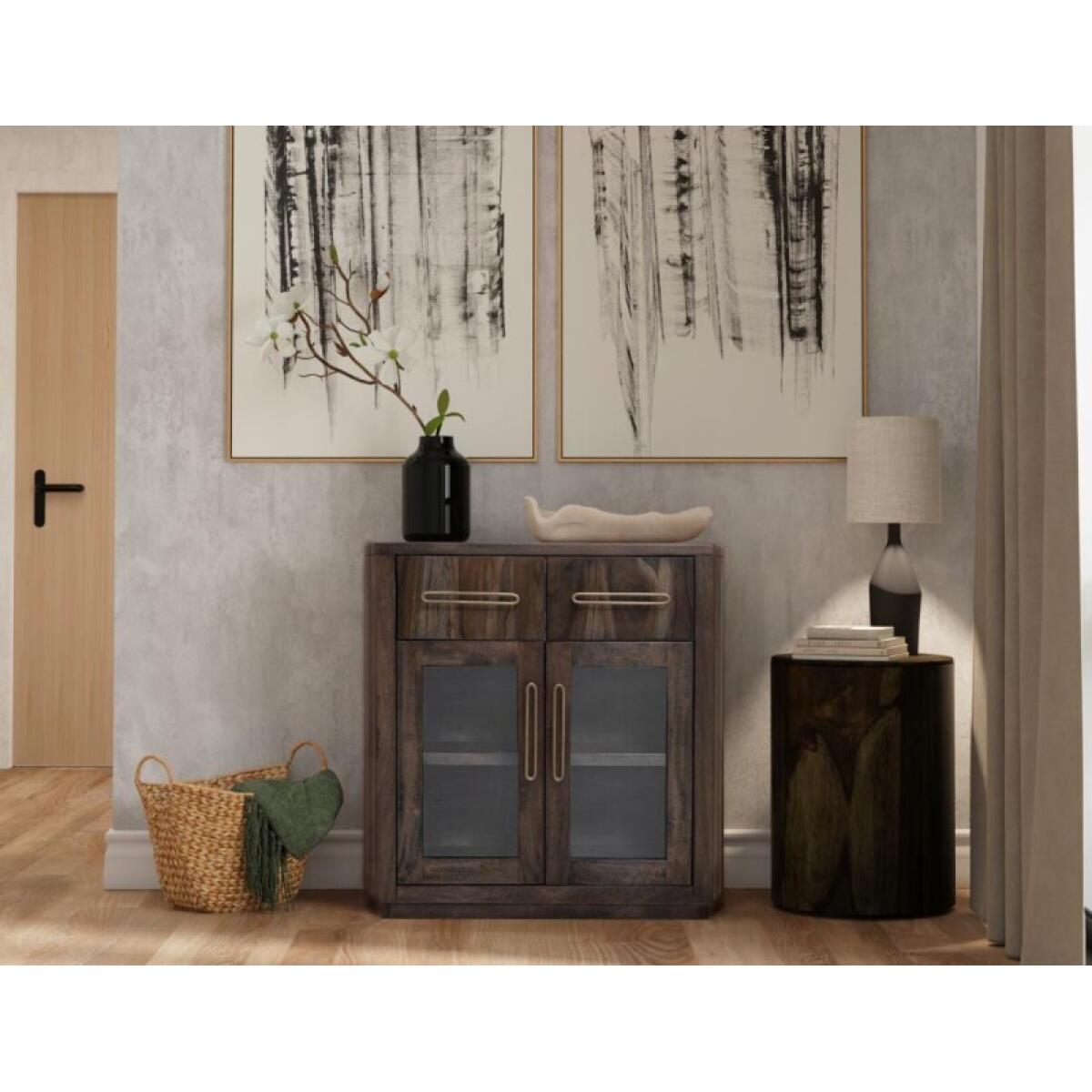 Balam 2 Drawer & 2 Glass Door Server - Image 3