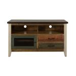 Antique 2 Drawer, 1 Door 52" TV Stand