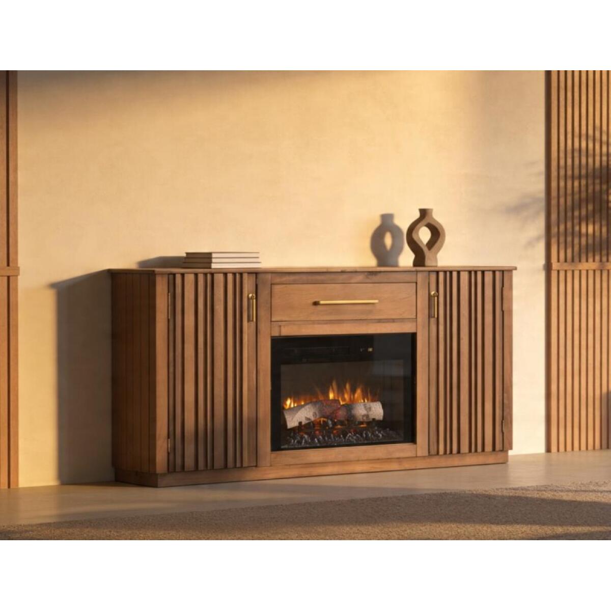 Mezquite 1 Drawer & 2 Door , TV Stand for Fire Place IFD6621STF - Image 7