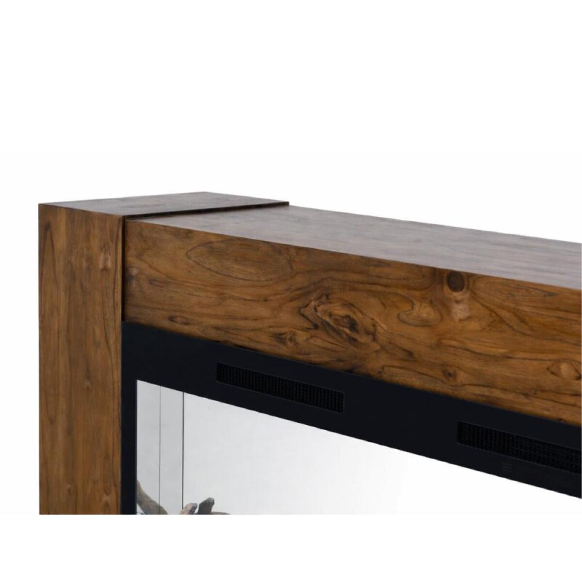 Natural Teca Console 94" Electric Fireplace compatible IFD1171CNF - Image 11
