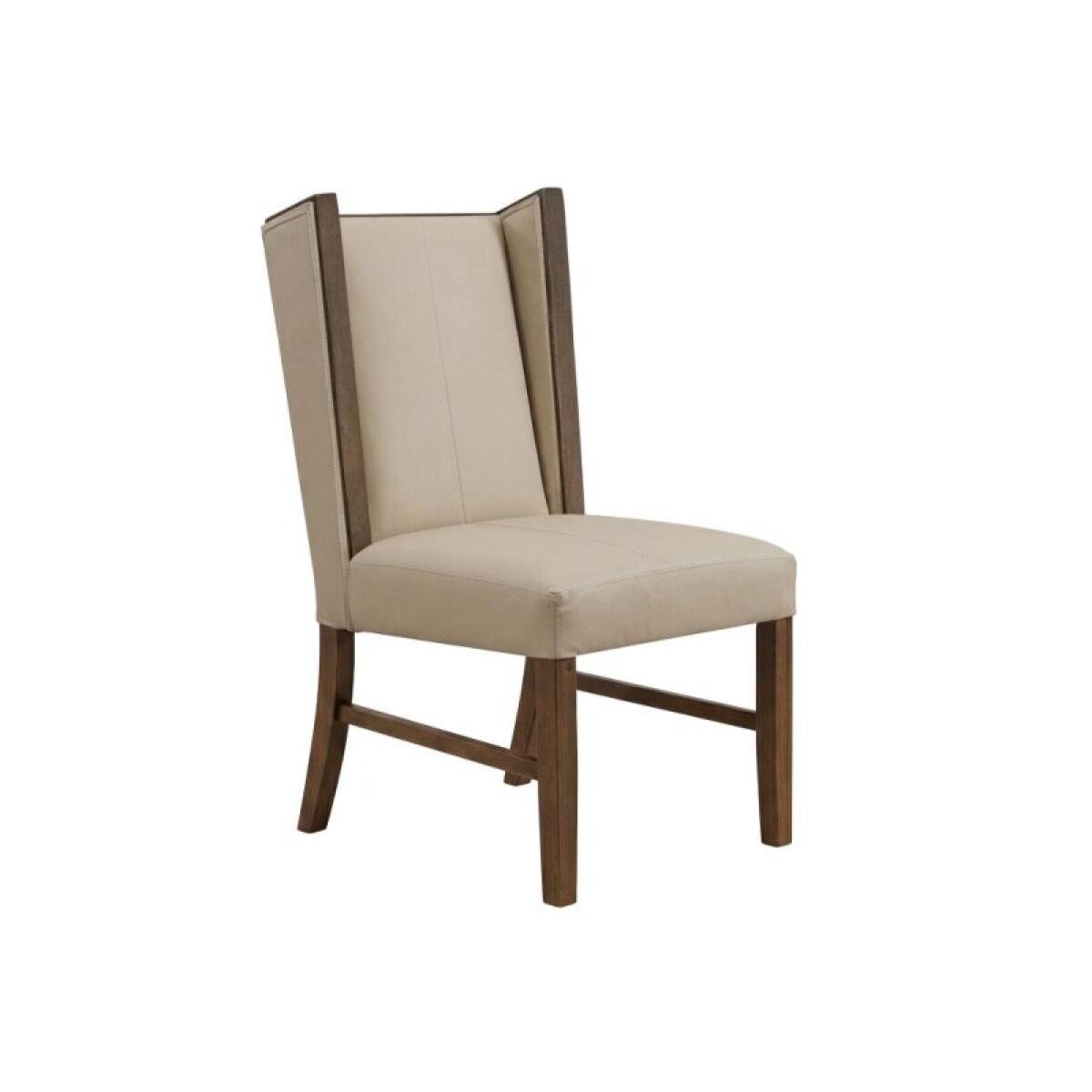 4b7dae35b27b555e511c4ba5570eed9e Silver Upholstered Chair (100% Leather) IFD6474CHU - Image 1