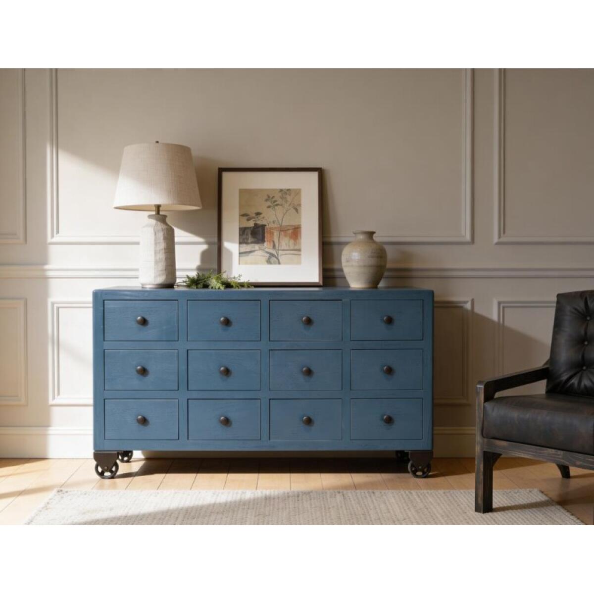 Oslo 12 Drawer, Console IFD6531CNSBL - Image 4