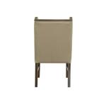 Silver Upholstered Chair (100% Leather) IFD6474CHU - Image 3