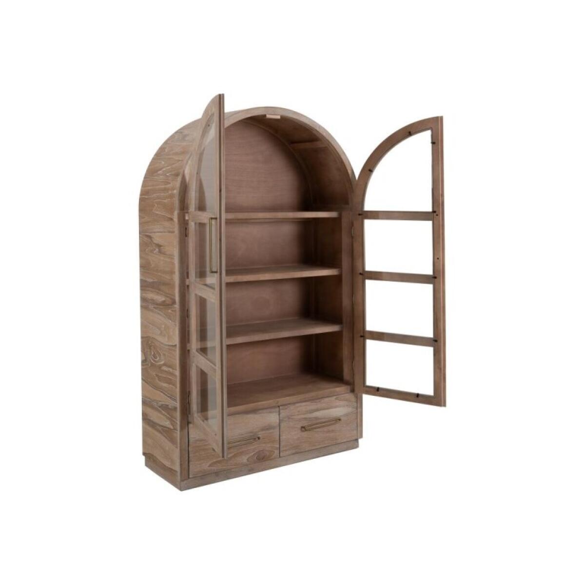 Balam 2 Drawer & 2 Glass Doors, Cabinet - Image 3