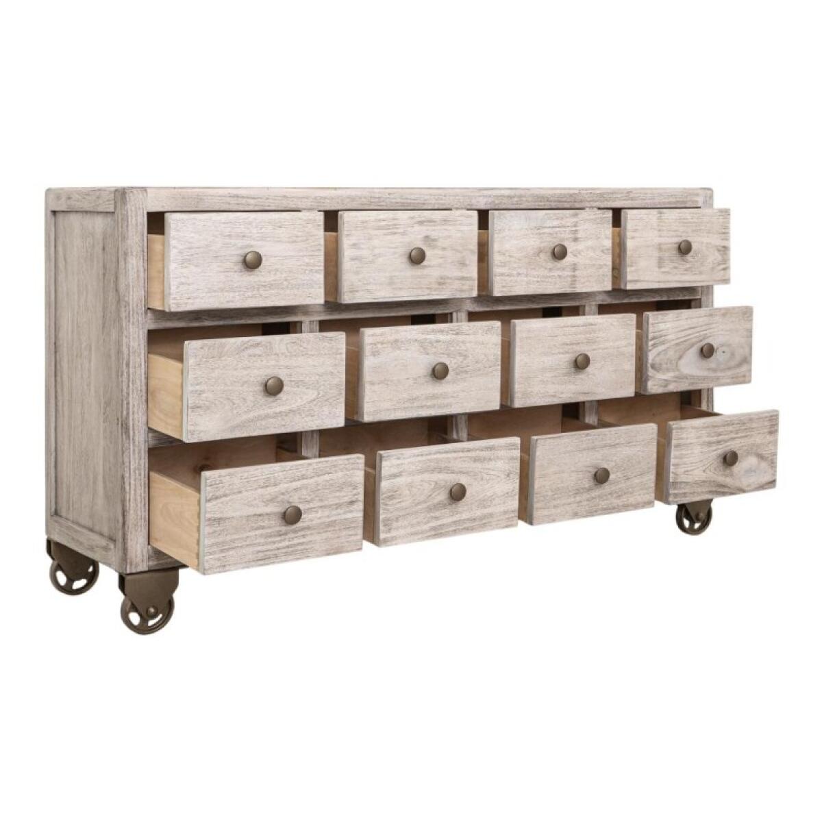 Oslo 12 Drawer Console IFD6531CNSWT - Image 3