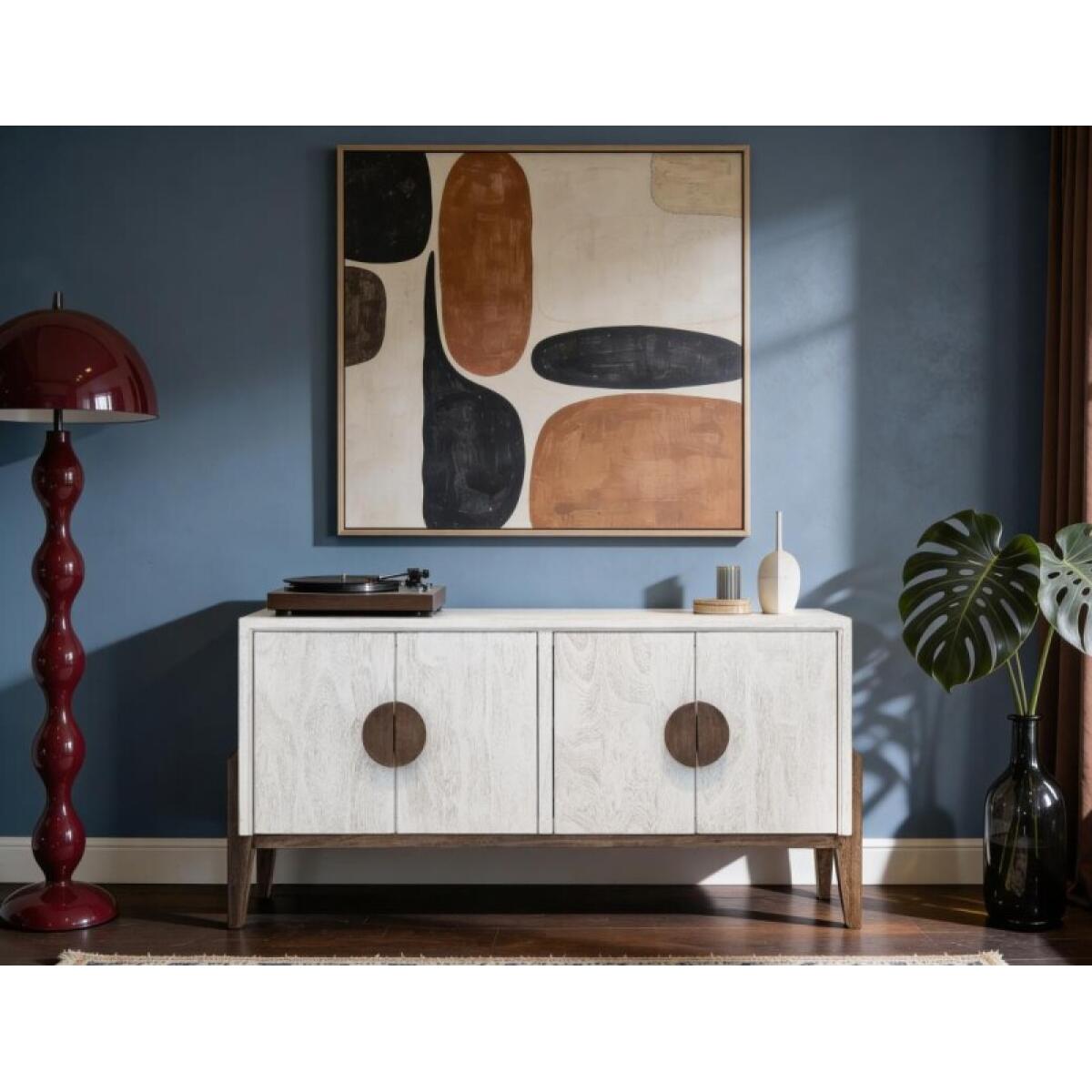 Moka White 4 Door Console IFD1281CNS - Image 5
