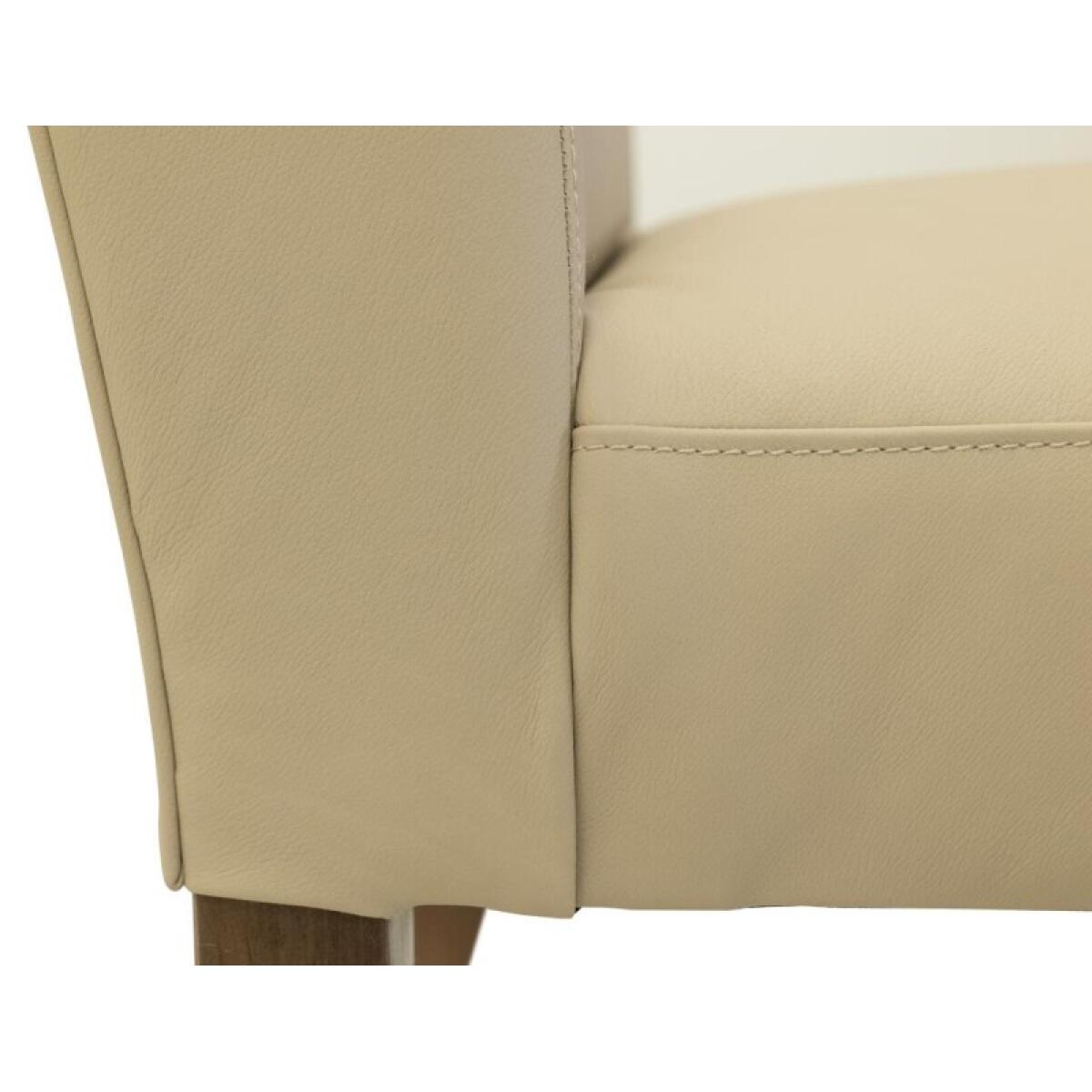 Silver Upholstered Chair (100% Leather) IFD6473CHU - Image 6