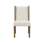 Silver Poly Suede Upholstered Chair IFD6472CHU - Image 2