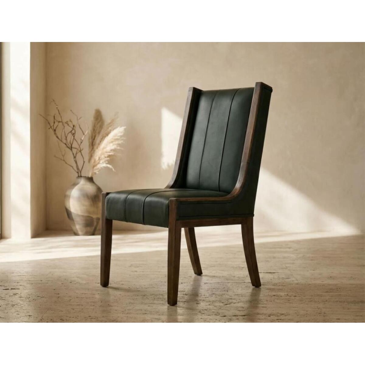 Balam Upholstered Chair (100% Leather) IFD4222CHU - Image 5