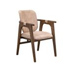 Silver Poly Suede Upholstered Chair IFD6476CHU