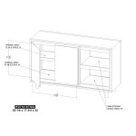 Savia SAVIA, 2 DOOR, TV STAND 52" - Image 9