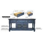Aruba 3 Drawer 2 Doors 70" TV Stand IFD7333STN70DK - Image 7