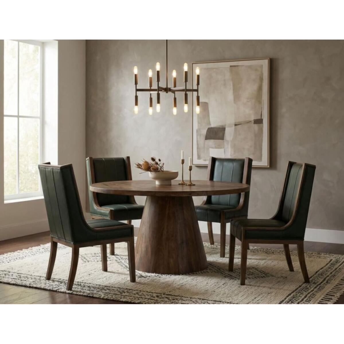 Balam Upholstered Chair (100% Leather) IFD4222CHU - Image 6