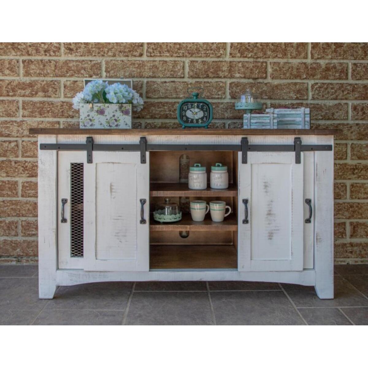 Pueblo 4 Door 60" TV Stand - Image 6