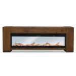 Natural Teca Console 94" Electric Fireplace compatible IFD1171CNF - Image 3