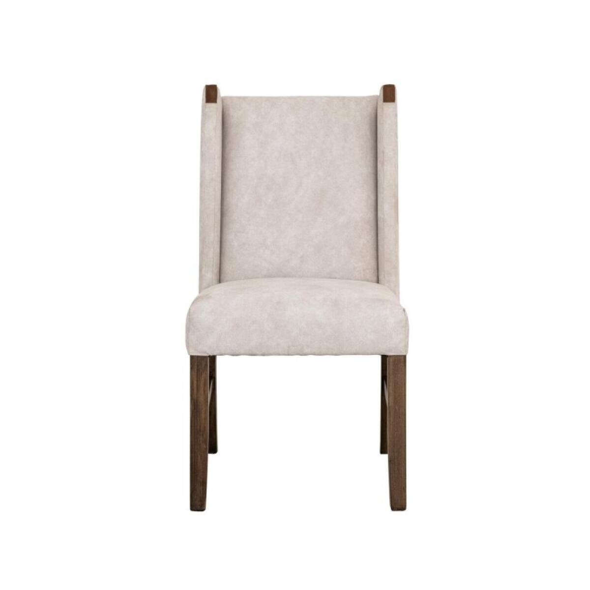 Silver Poly Suede Upholstered Chair IFD6471CHU - Image 2