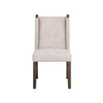 Silver Poly Suede Upholstered Chair IFD6471CHU - Image 2
