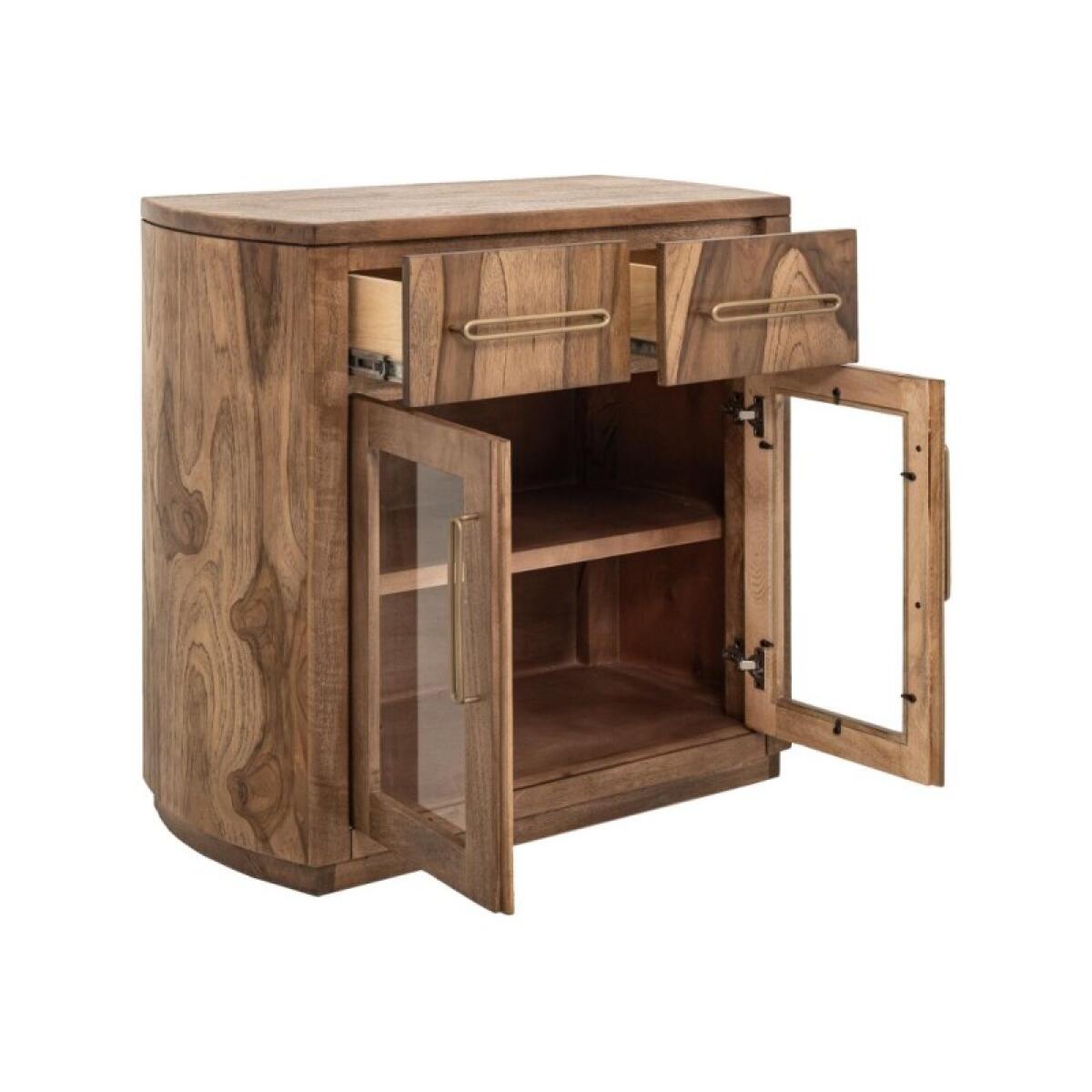 Balam 2 Drawer & 2 Glass Door, Server - Image 4