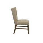 Silver Upholstered Chair (100% Leather) IFD6473CHU - Image 3