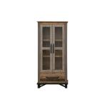 Loft Brown 1 Drawer, 2 Doors Cabinet - Image 2