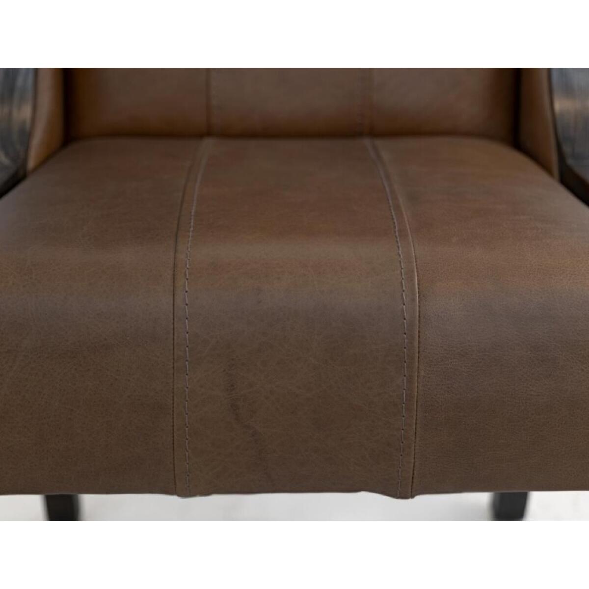 Balam Upholstered Chair (100% Leather) IFD4422CHU - Image 7