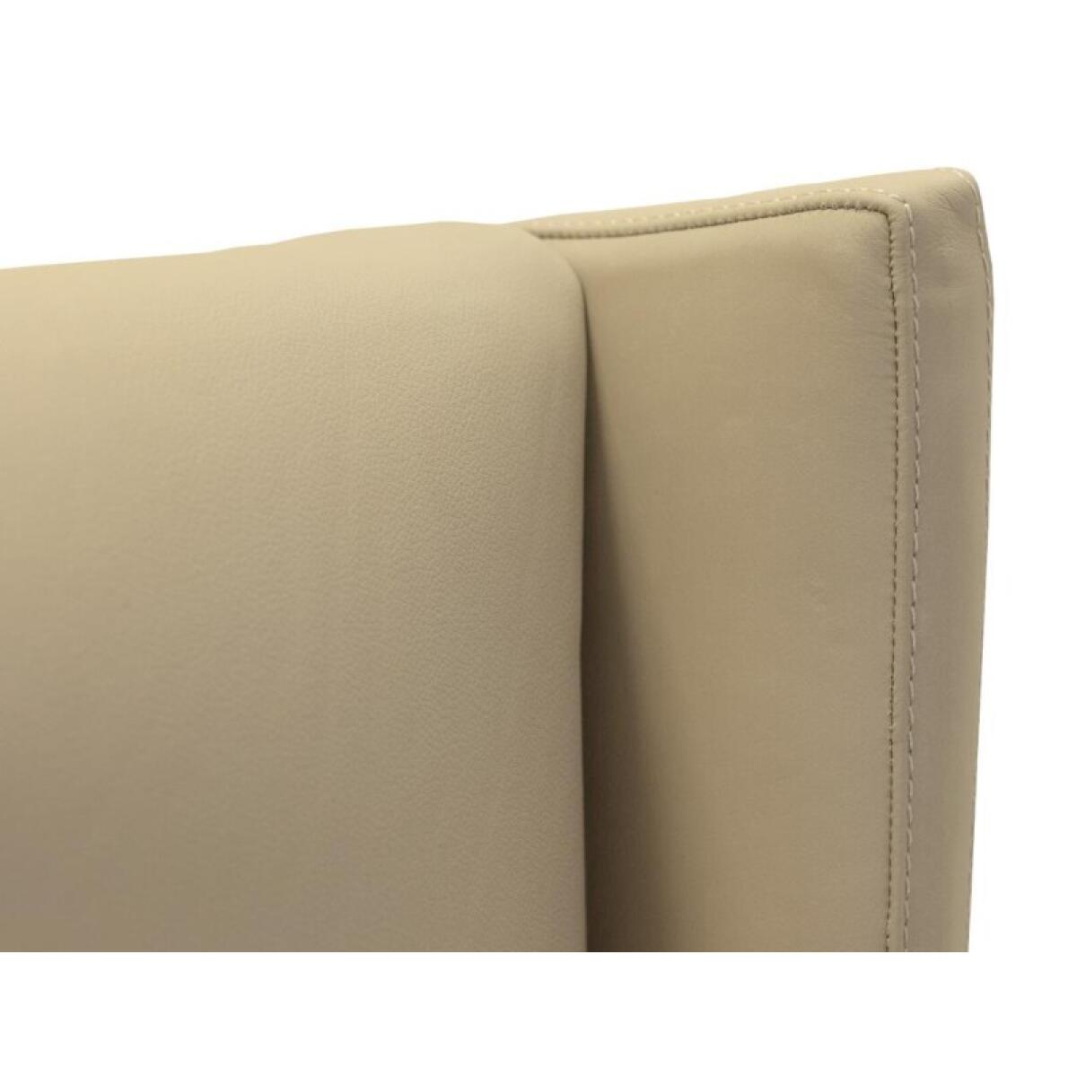 Silver Upholstered Chair (100% Leather) IFD6473CHU - Image 5