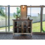 Antique 4 Glass Door 50" Console - Image 5