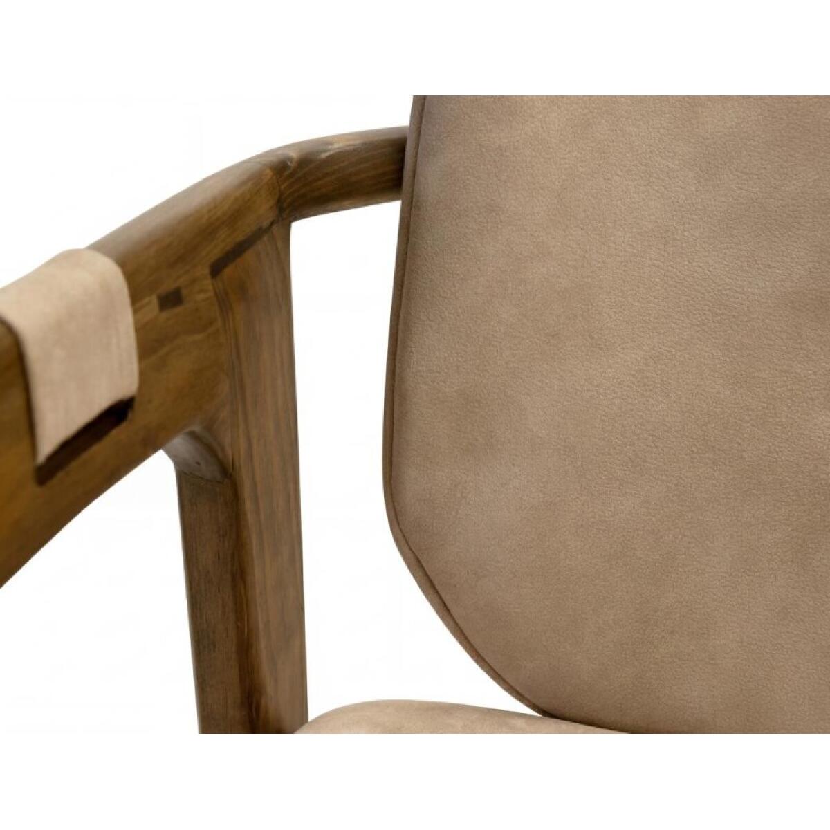 Silver Poly Suede Upholstered Chair IFD6476CHU - Image 5