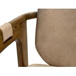 Silver Poly Suede Upholstered Chair IFD6476CHU - Image 5