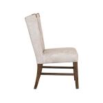 Silver Poly Suede Upholstered Chair IFD6471CHU - Image 3