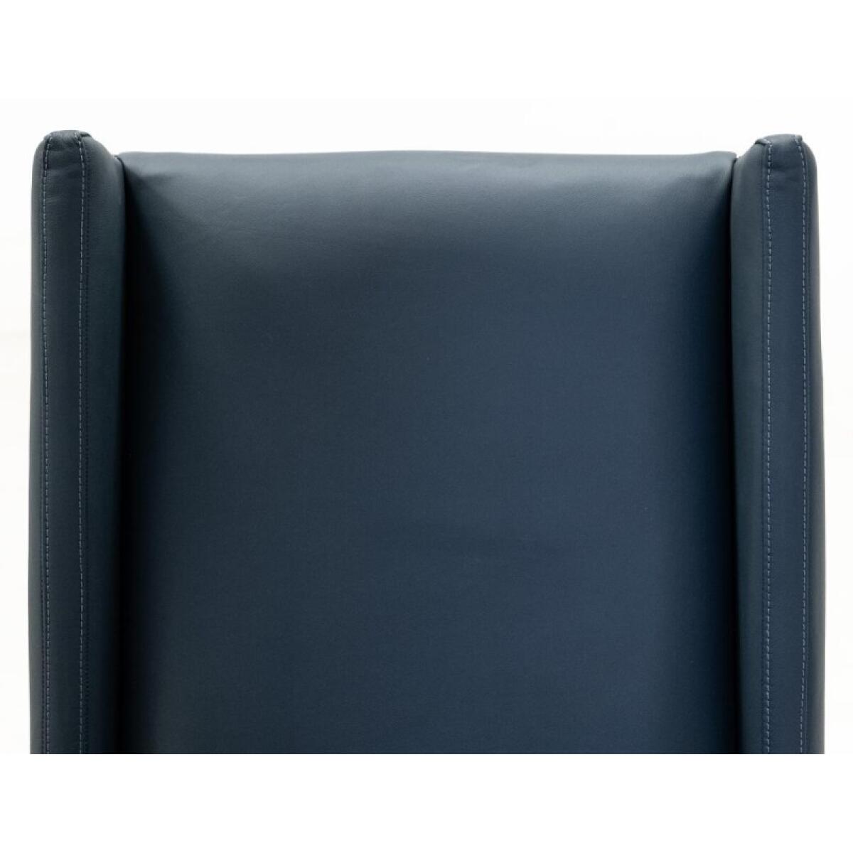 Forge Upholstered Chair (100% Leather) IFD5823CHUBL - Image 5