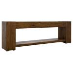 Natural Teca Console 94" Electric Fireplace compatible IFD1171CNF - Image 2