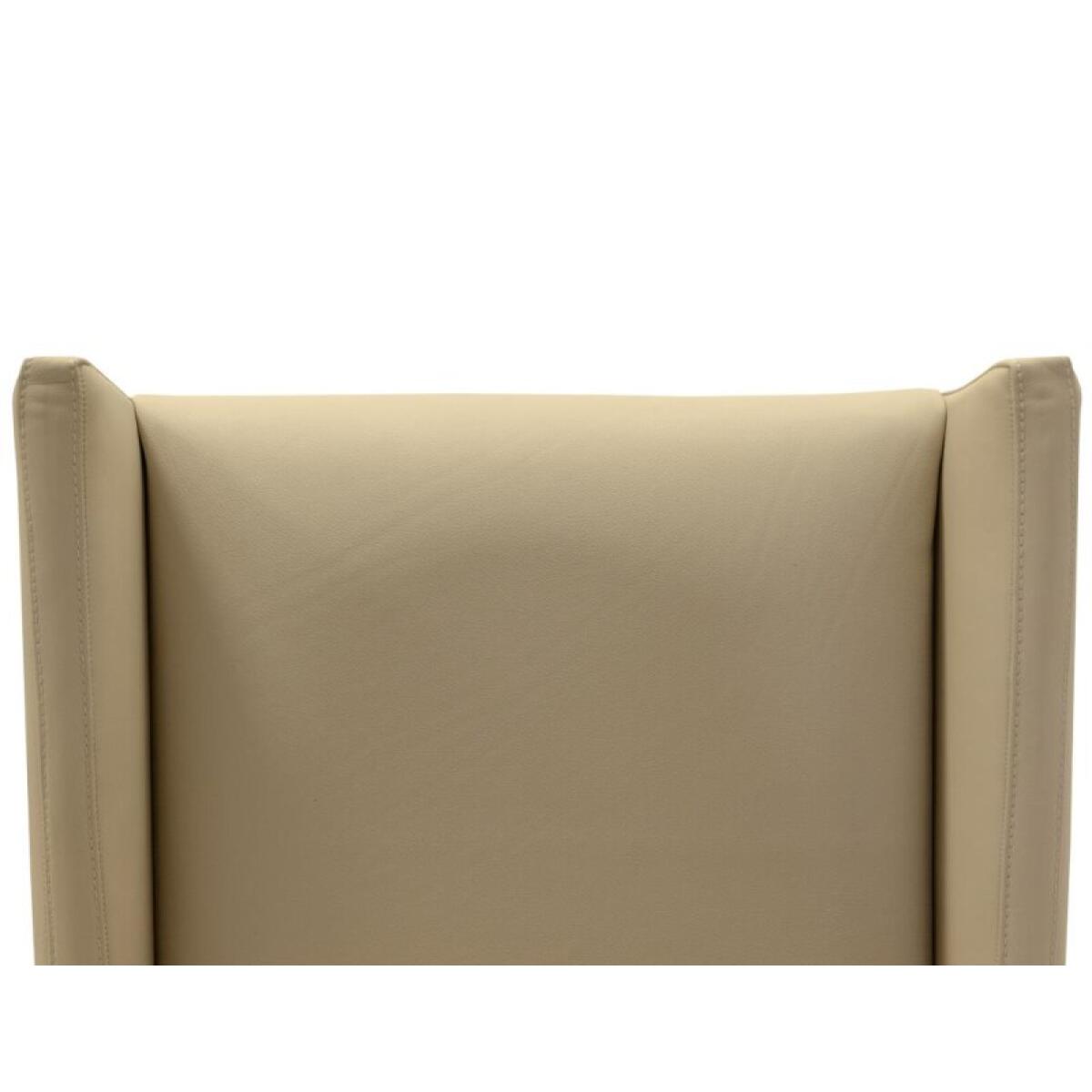 Silver Upholstered Chair (100% Leather) IFD6473CHU - Image 8