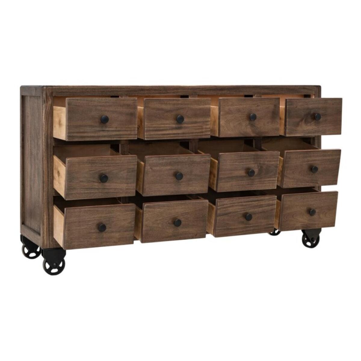 Oslo 12 Drawer Console IFD6531CNSBN - Image 3
