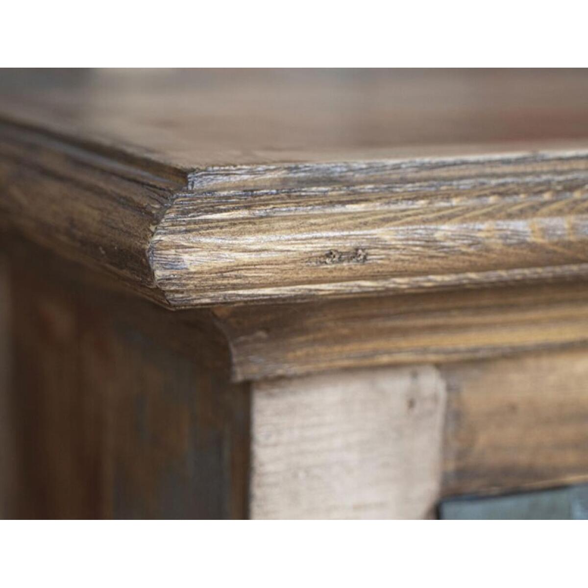 Antique 4 Glass Door 50" Console - Image 4